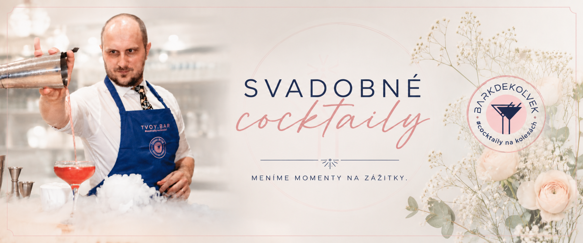 Svadobný bar - BARKDEKOĽVEK #cocktaily na kolesách