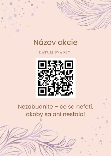 SnapShare – zdieľanie svadobných fotiek a videí cez QR kód