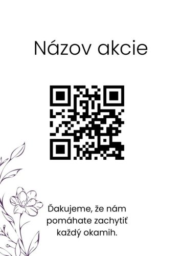 SnapShare – zdieľanie svadobných fotiek a videí cez QR kód